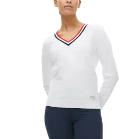 Rohnisch Women's Adele Knitted Golf Sweater - White