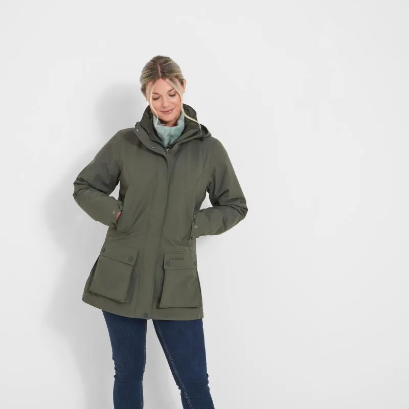 Schoffel Uppingham 3 in 1 Waterproof Ladies Coat - Forest