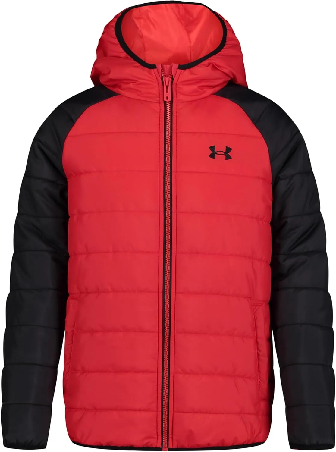 Under Armour Boys' Tuckerman Puffer Jacket, Mid-Weight, Zipper Closure
