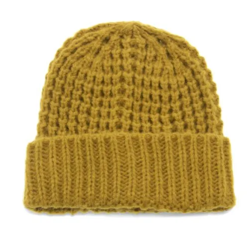 Waffle Rib Beanie Hat