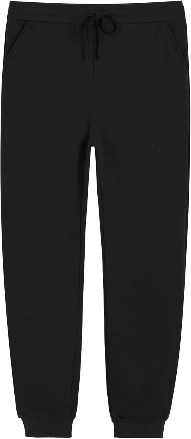 Weintee Men's 36" Inseam Tall Fleece Sweatpants Sherpa Lined Pants Long Joggers