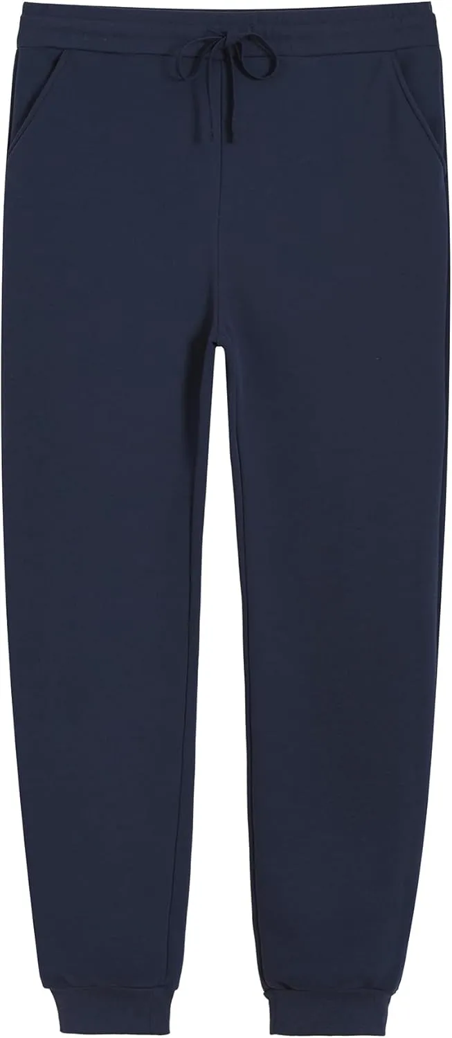 Weintee Men's 36" Inseam Tall Fleece Sweatpants Sherpa Lined Pants Long Joggers