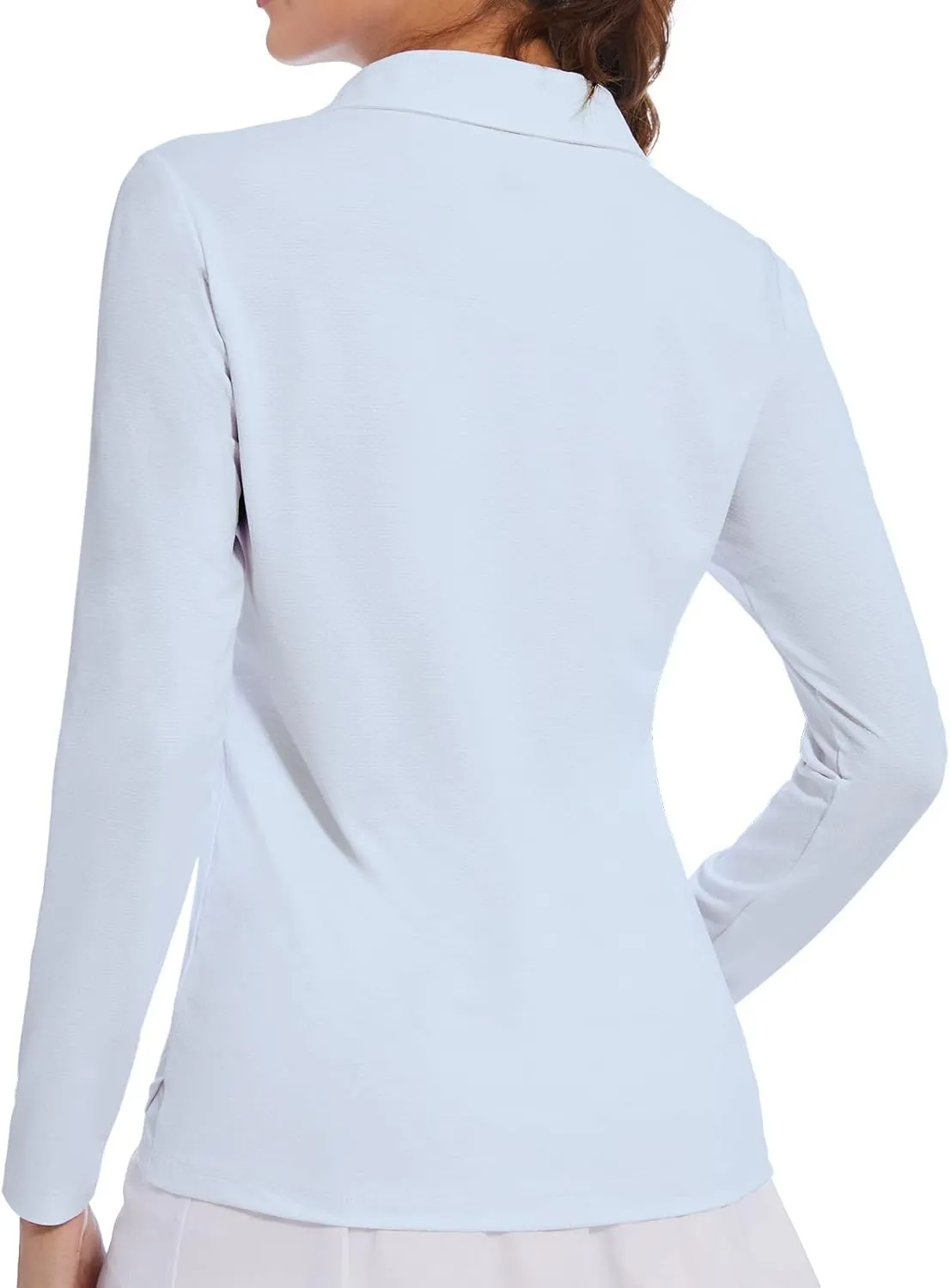 Women's Polo Shirt Long Sleeve Golf Quick Dry T Shirts UPF 50  Athletic Casual Work Shirts Tops for Women