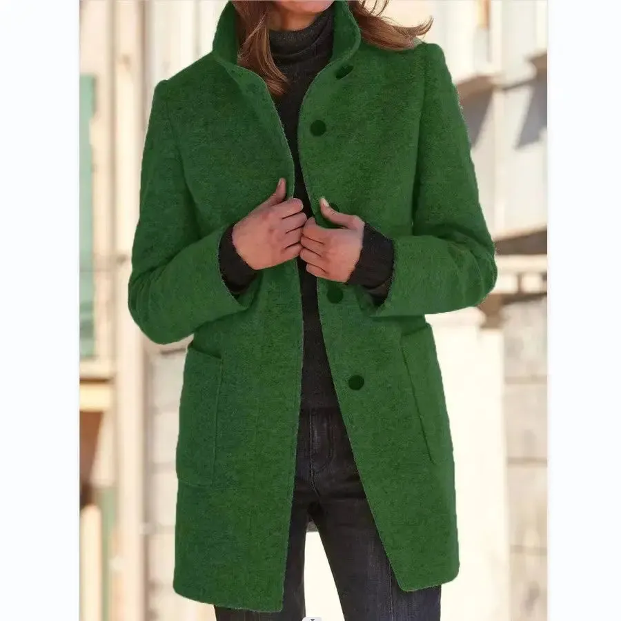 Wool Coat With Pockets