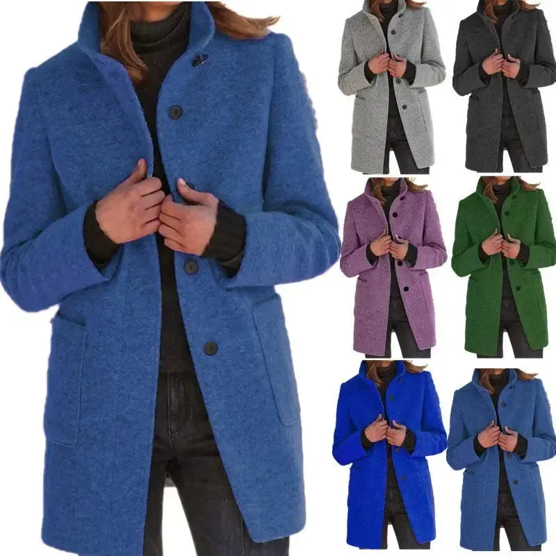 Wool Coat With Pockets