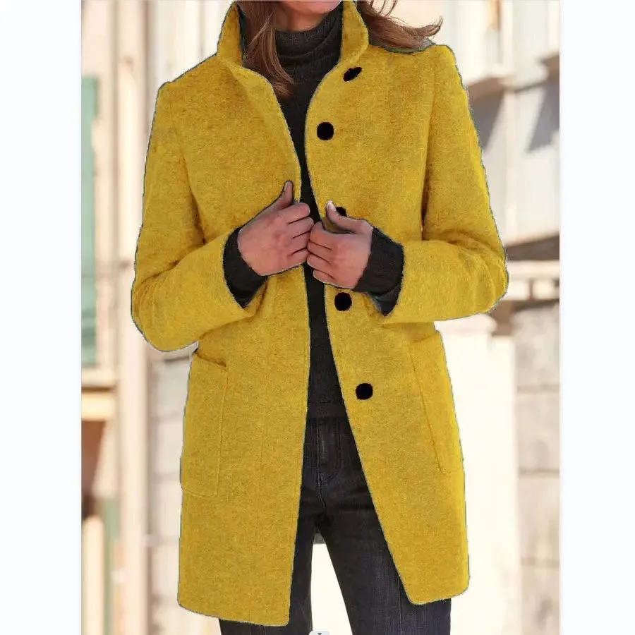 Wool Coat With Pockets
