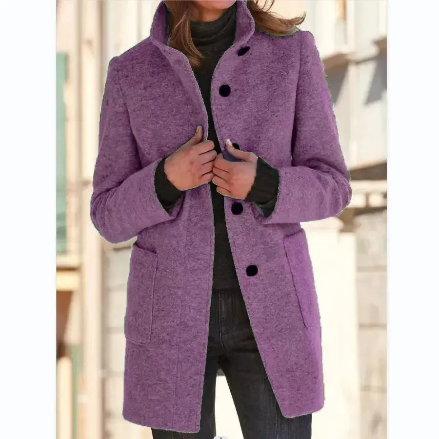 Wool Coat With Pockets