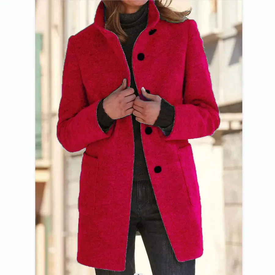 Wool Coat With Pockets