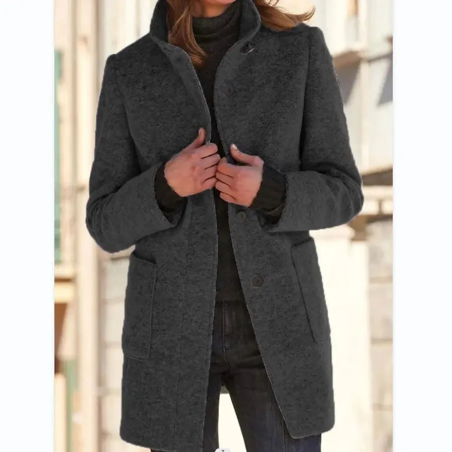Wool Coat With Pockets