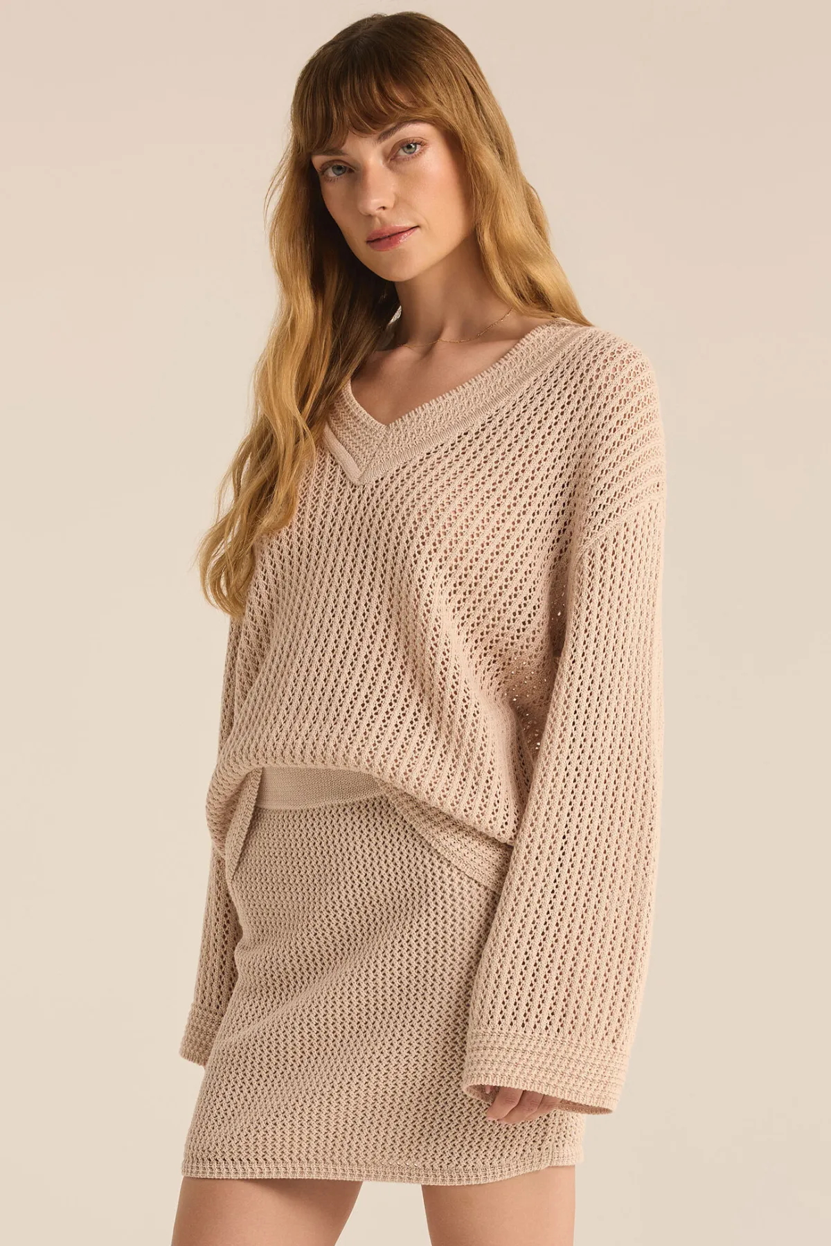 Z SUPPLY - KIAMI CROCHET SWEATER